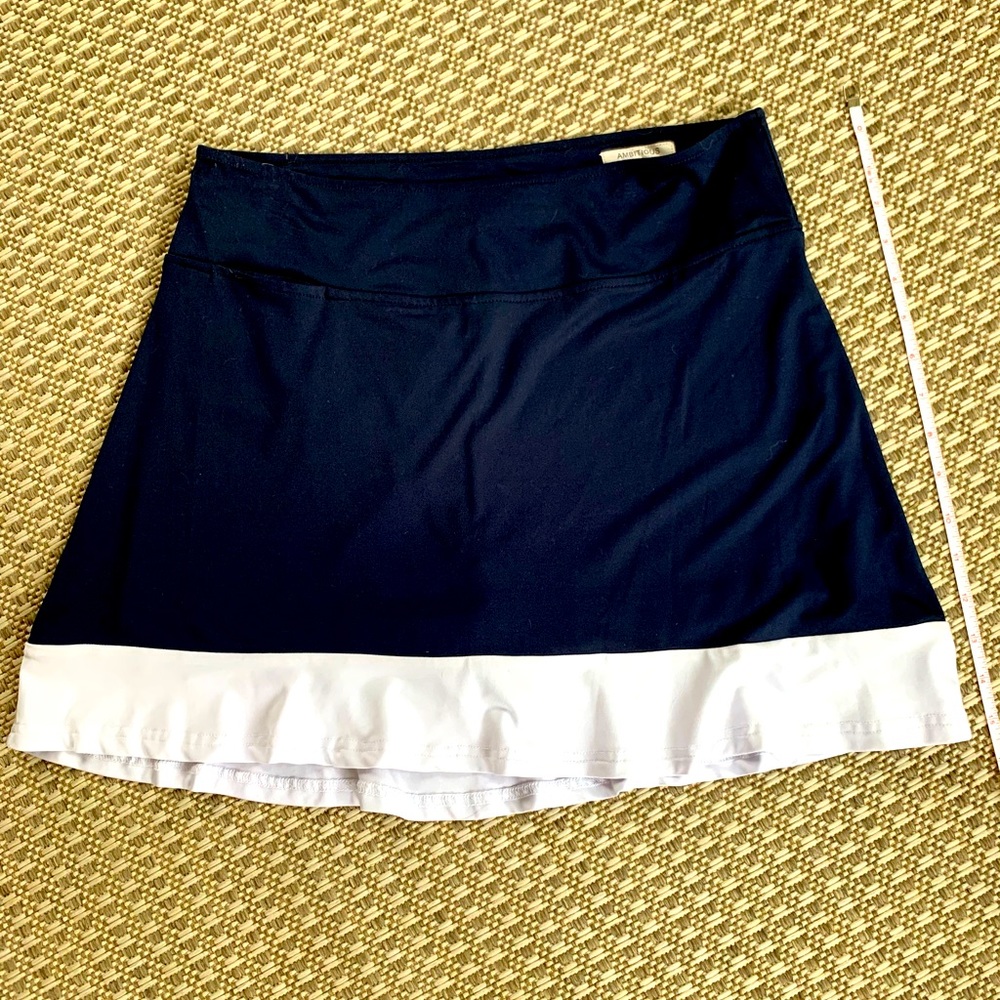 Golf skort navy/white medium